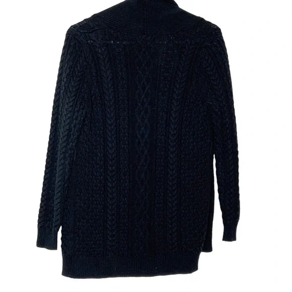 MANGO basics black open front cardigan. Size XS - Picture 5 of 8